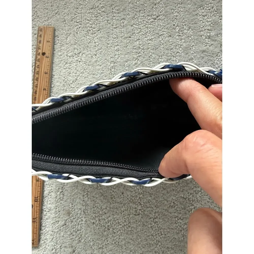 Squeeze de Citron small Navy Nautical Lemon Drop Clutch